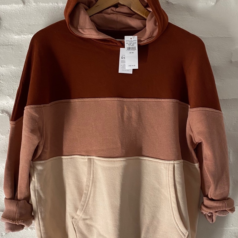 American Eagle Colour Block Hoodie